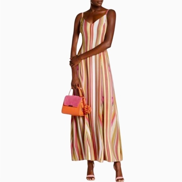RACHEL Rachel Roy Dresses & Skirts - RACHEL Rachel Roy Strappy Striped Maxi Dress 6